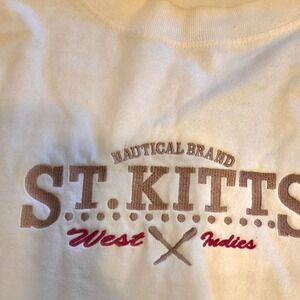 Best of St. Kitts T-Shirt Mens XL Cream Good